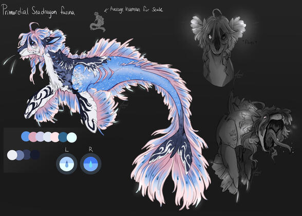 SeaDragon!Furina Ref Sheet Example