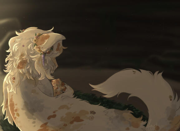 Sweet scene of my girl Palemeadow and her baby Chirpkit!