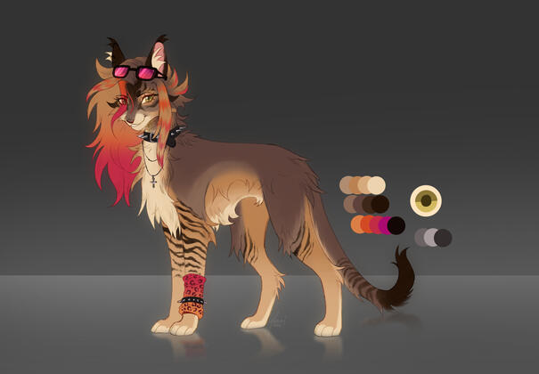 Y2K inspired warrior cat oc!