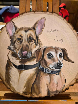Kodak and Sonny Pet Portrait
